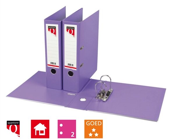 Ordner Quantore A4 80mm PP violet