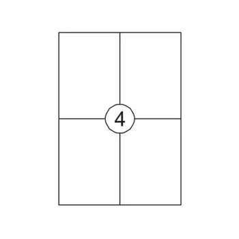 Etiket Quantore 105x148mm 400 stuks