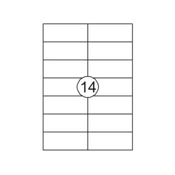 Etiket Quantore 105x42.4mm 1400 stuks