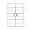 Etiket Quantore 105x42.4mm 1400 stuks
