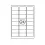 Etiket Quantore 63.5x33.9mm 2400 stuks