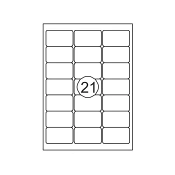 Etiket Quantore 63.5x38.1mm 2100 stuks
