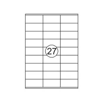 Etiket Quantore 70x32mm 2700stuks