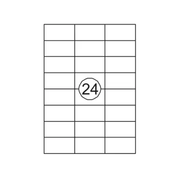 Etiket Quantore 70x37mm 2400stuks