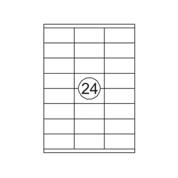 Etiket Quantore 70x35mm 2400stuks