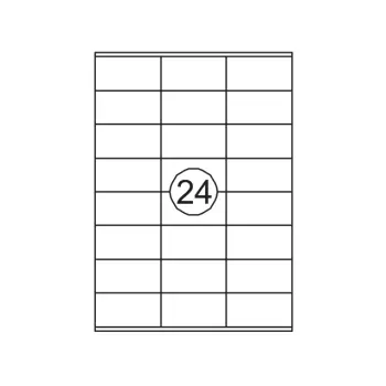Etiket Quantore 70x36mm 2400 stuks