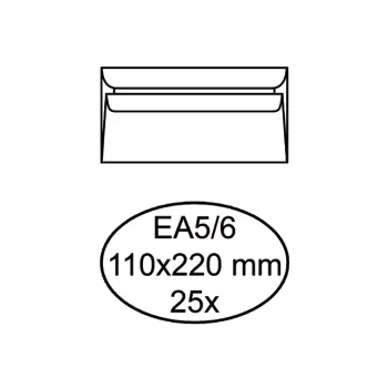 Envelop Quantore bank EA5/6 110x220mm 25 st.