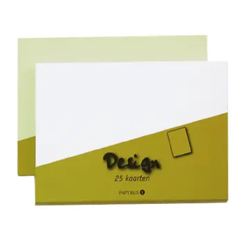 enkele kaart papyrus design c6 wit