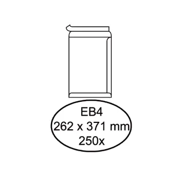 Envelop Quantore akte EB4 262x371mm
