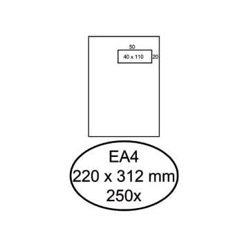 envelop hermes venster ea4 vr 4x11 zk 120gr 2