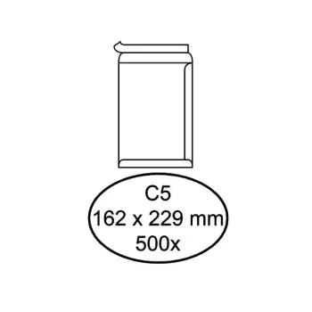 envelop hermes akte c5 162x229 zk 100gr 500st