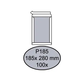 Envelop Quantore bordrug P185 185x280mm