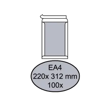 Envelop Quantore bordrug EA4 220x312mm