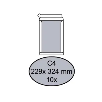 Envelop Quantore bordrug C4 229x324mm