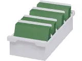 kaartenbak jalema a6 dwars 8x17cm grijs