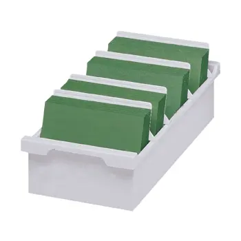 kaartenbak jalema a6 dwars 8x17cm grijs