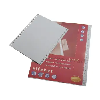Tabbladen multo a5 17r pp a-z grijs