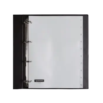 Quantore tabblad 4rings pp 1-10 wit