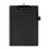 Klembord Quantore A4 staand PVC zwart
