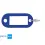 Sleutellabel plastic donkerblauw (100)
