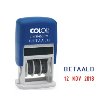 Woord-datumstempel s160b betaald
