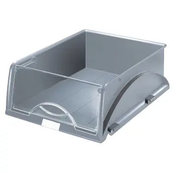 sorteerbak leitz 5231 sorty a4 grijs transp k