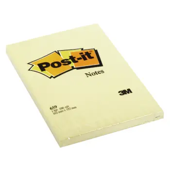 Memoblok 3m post-it 659 152x102 geel