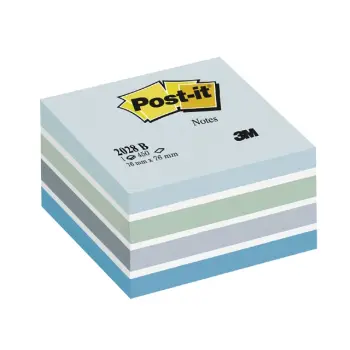 3m post-it 76x76mm pastel blauw