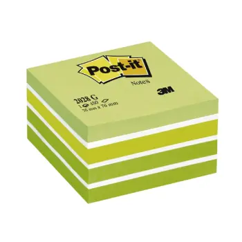 3m post-it 76x76mm pastel groen