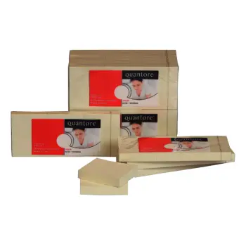 Memoblok Quantore 38x51mm geel 3 stuks