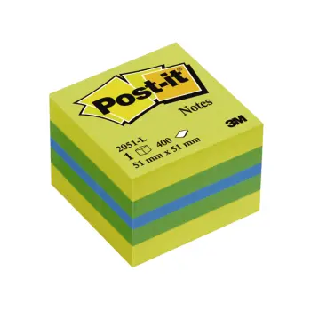 3m post-it minikubus 2051l 51x51mm