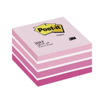 3m post-it 76x76mm aqua roze