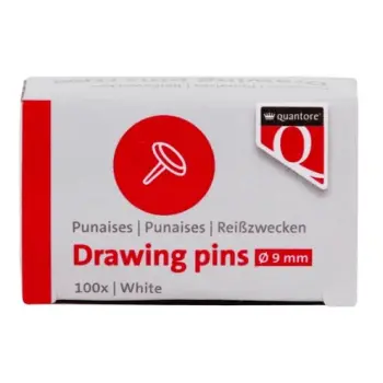 Punaises Quantore 100 stuks wit