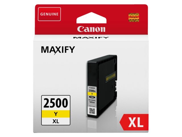 Inktcartridge canon pgi 2500Y geel