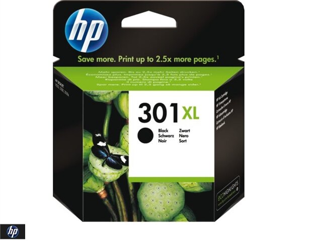 Inktcartridge hp zwart    no:301 xl