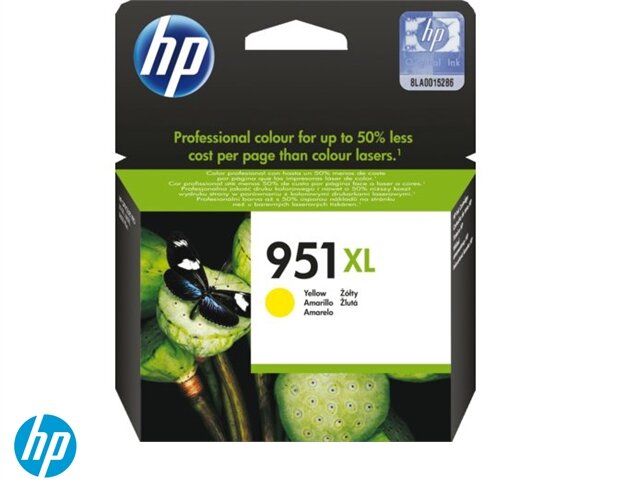 HP inktcartridge 951xl         geel