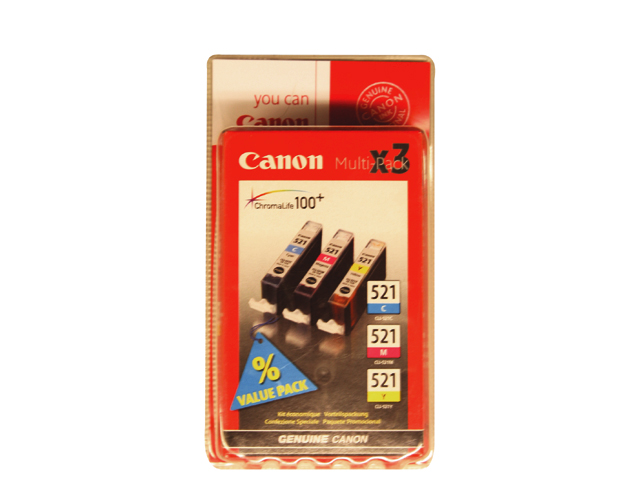 Inktcartridge canon cli521 kleur