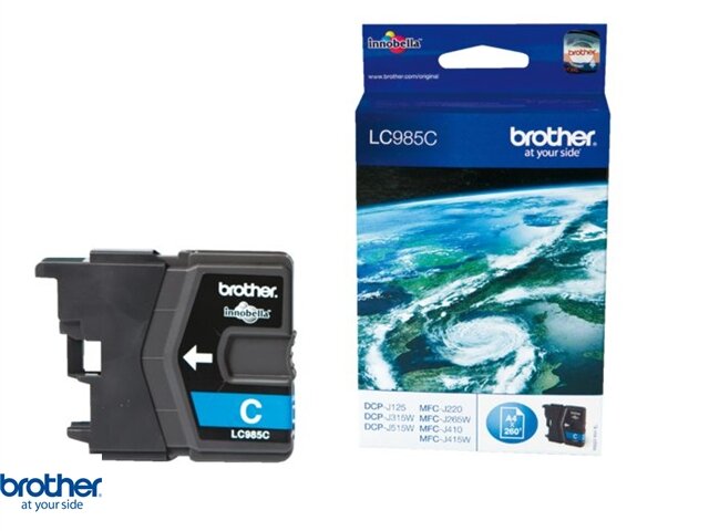 Brother inktcartridge lc985bk blauw