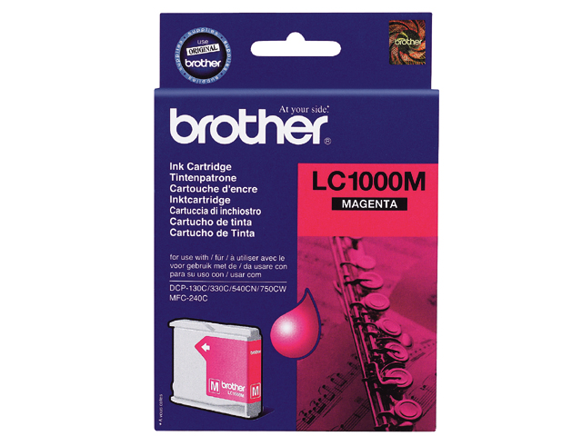 Inktcartridge brother lc-1000  rood
