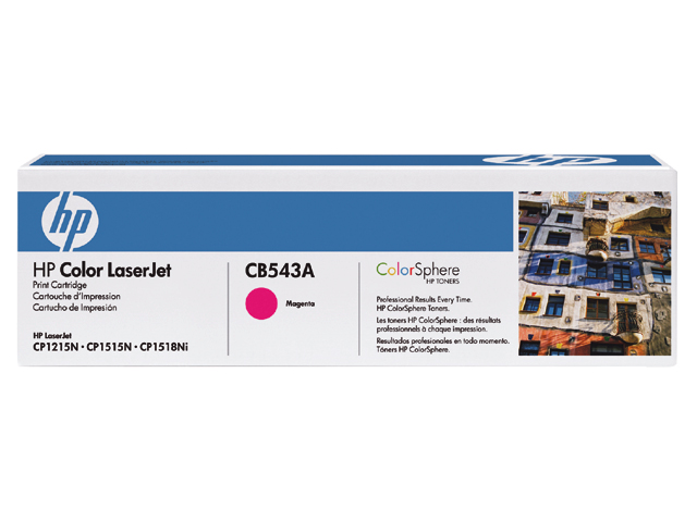 Hp cartridge cb543a rood