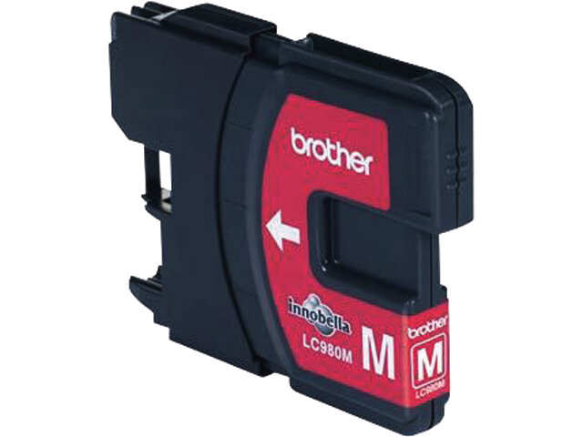 Brother inktcartridge rood    lc980
