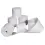 tel/kassarol 76xd.70x12mm houtvrij wit