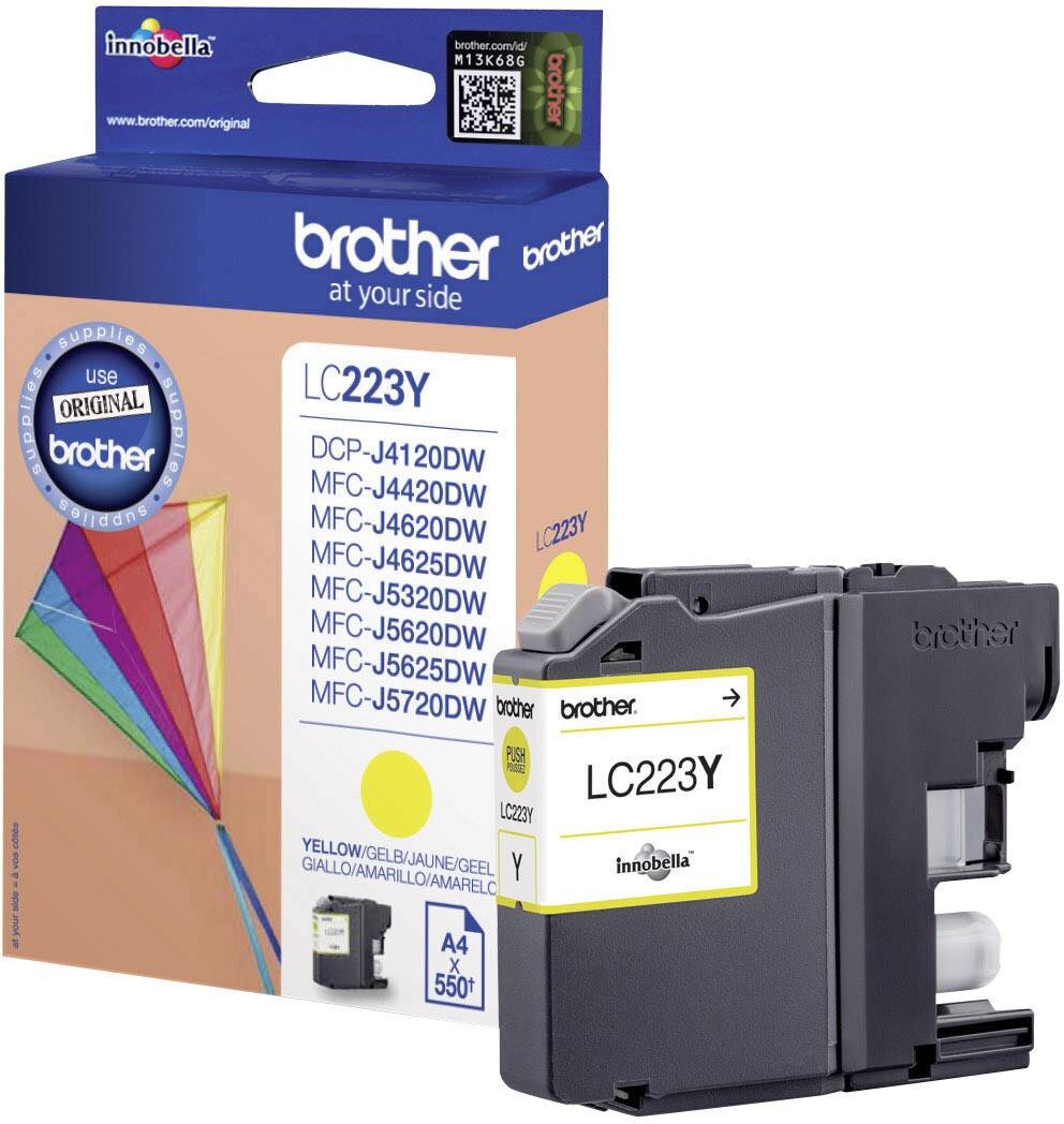 Brother cartridge geel       lc223y