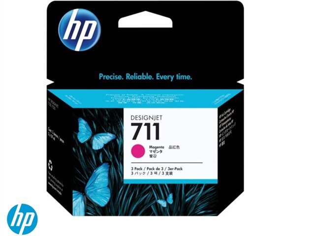 Hp inktcartridge cz135a 711xl  rood