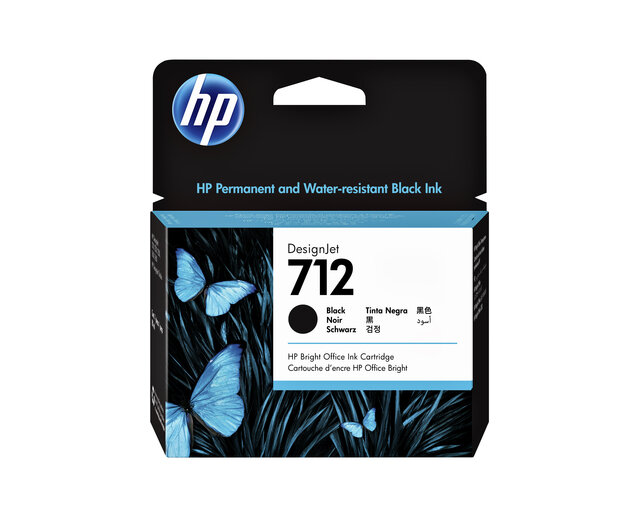 HP inktcartridge 712 3ED71A zwart
