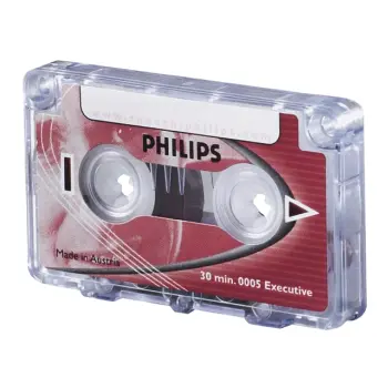cassette dicteer philips lfh0005 2x15min met