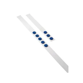 Wandlijst 100cm + 5 blauwe magneten