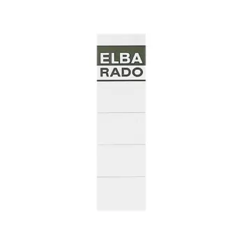 rugetiket elba rado 159x44mm wit