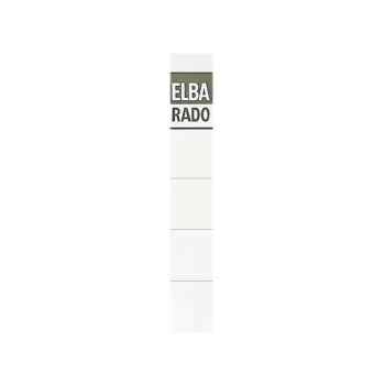 rugetiket elba rado 159x24mm wit