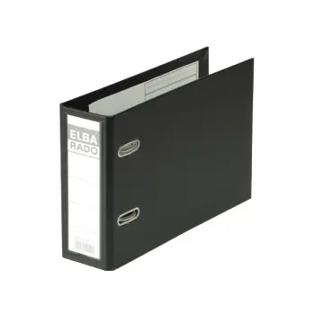 ordner elba rado plast a5 dwars 75mm pvc zw